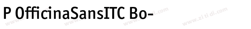 P OfficinaSansITC Bo字体转换